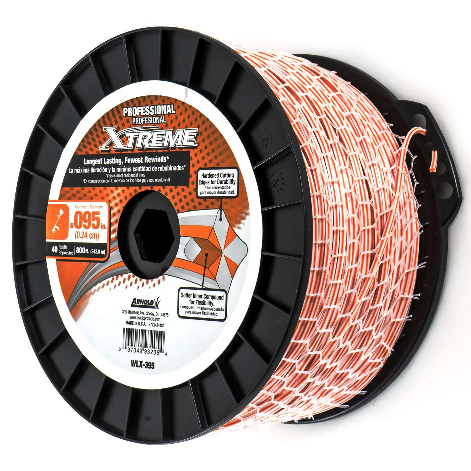 Arnold Xtreme Professional Grade .095 In. D X 800 Ft. L Trimmer Line 3 Arnold Xtreme Professional Grade .095 In. D X 800 Ft. L Trimmer Line