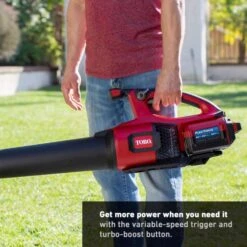 Toro Flex-Force 115 Mph 605 CFM 60 V Battery Handheld Leaf Blower Tool Only -Stihl Lifetime Shop 3073a959 1370 4aa2 89c0 9aaa06e0981e