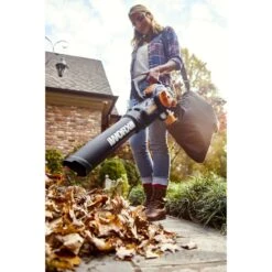 Worx 75 Mph 600 CFM 120 V Electric Handheld Blower/Mulcher/Vac -Stihl Lifetime Shop 38928c70 afab 443d 94e1 adce234338c1