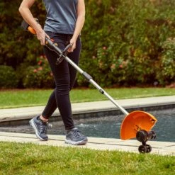 Worx WG184 13 In. 40 V Battery Edger/Trimmer Kit (Battery & Charger) -Stihl Lifetime Shop 56e923f7 6402 44fd ac77 7284d457f439