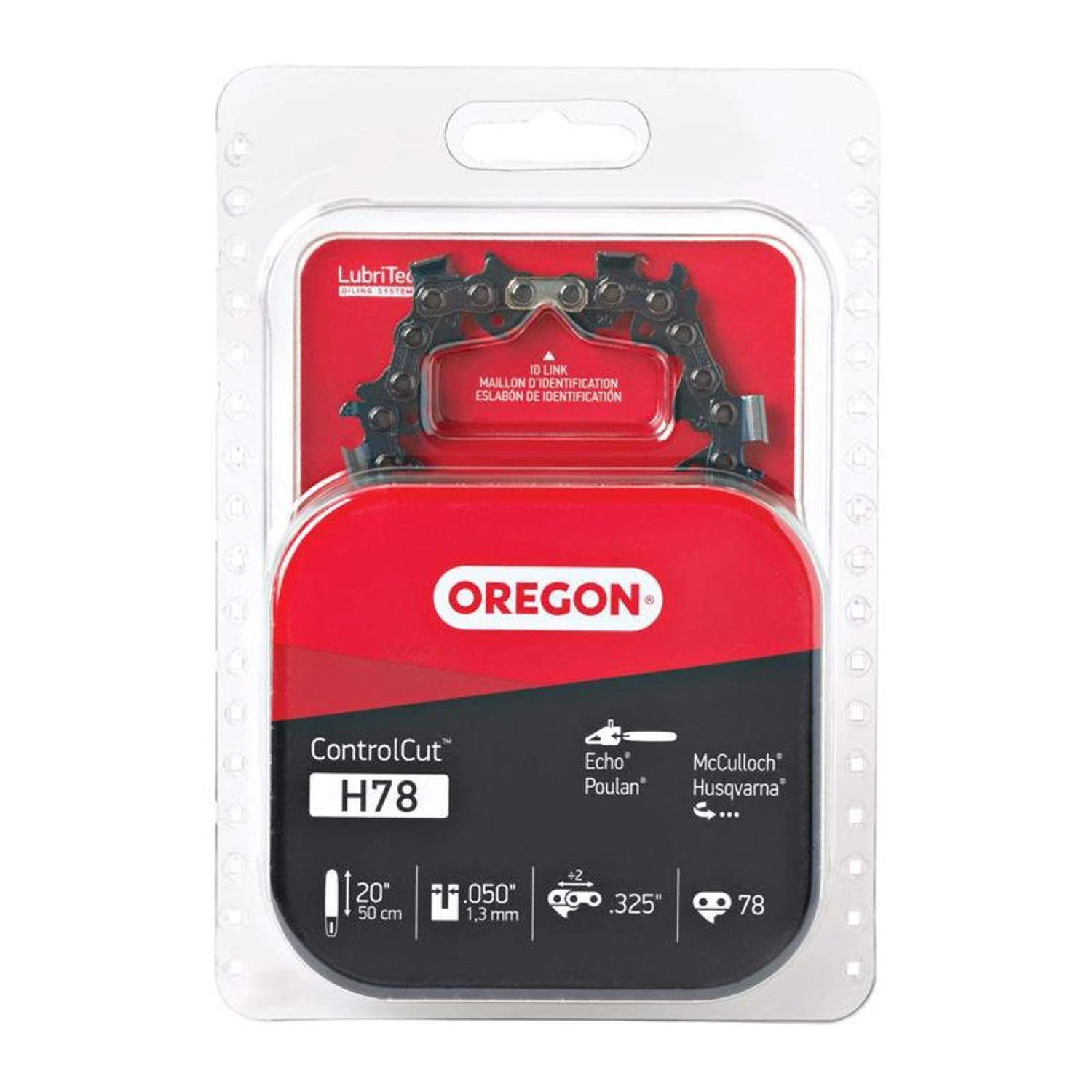 Oregon ControlCut H78 20 In. Chainsaw Chain 78 Links 3 Oregon ControlCut H78 20 In. Chainsaw Chain 78 Links