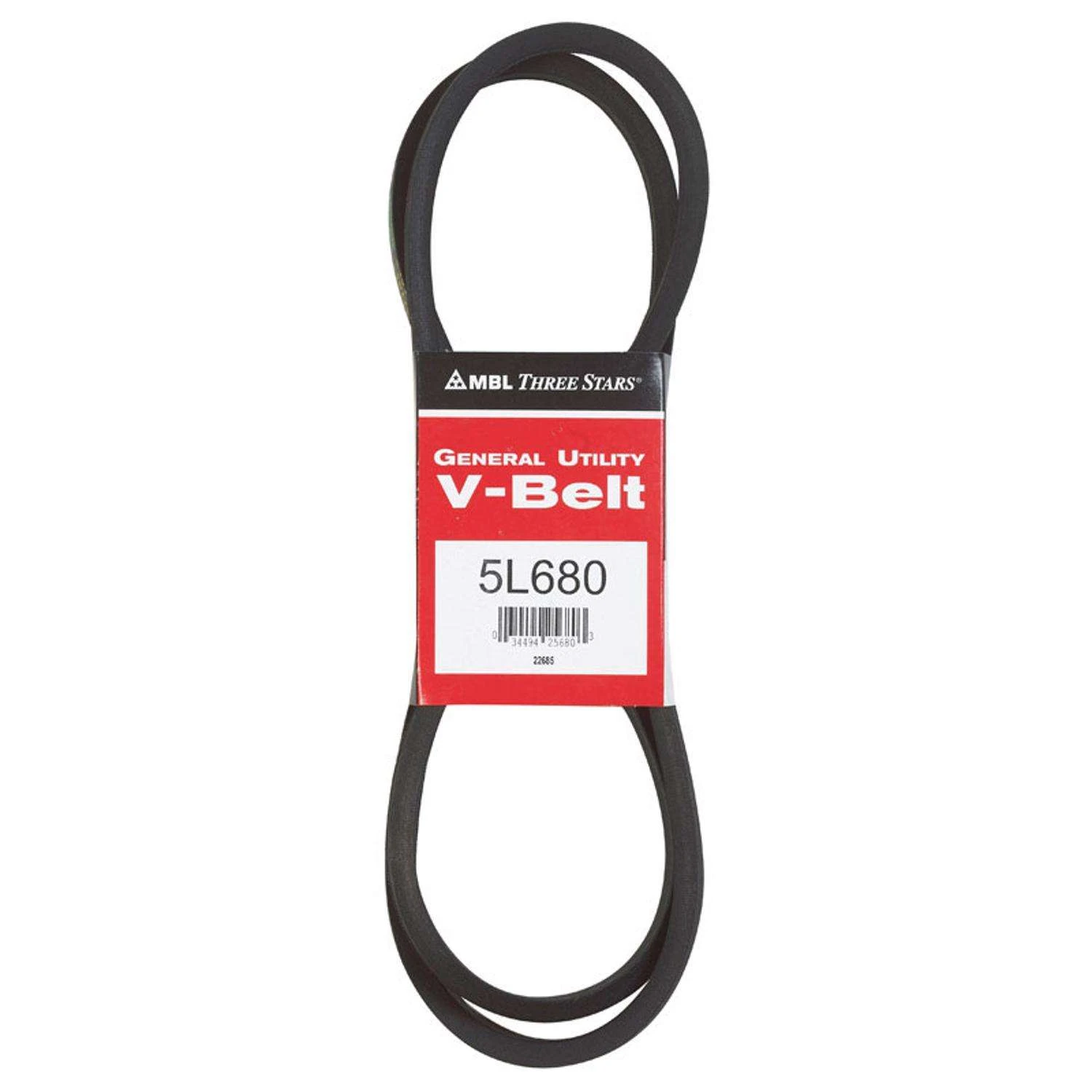 Mitsuboshi FHP 5L680 Standard General Utility V-Belt 0.63 In. W X 68 In. L For Fractional Horsepower 3 Mitsuboshi FHP 5L680 Standard General Utility V-Belt 0.63 In. W X 68 In. L For Fractional Horsepower
