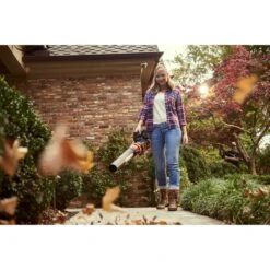 Worx 95 Mph 470 CFM 40 V Battery Handheld Leaf Blower Kit (Battery & Charger) -Stihl Lifetime Shop b99a5761 4517 439c a0cf ad84c129726b