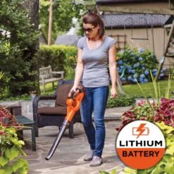 Black & Decker Black+Decker 130 Mph 100 CFM 20 V Battery Handheld Sweeper Kit (Battery & Charger) -Stihl Lifetime Shop efed6362 2300 4e6a b3eb 8581a62ca7af